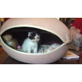 Casa de gato desprendible al por mayor del gato de EVA de la cueva del gato de la forma del huevo de la cama del perro
